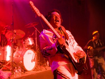 Kiss The Sky as the Band of Gypsys in 1970 Wardrobe