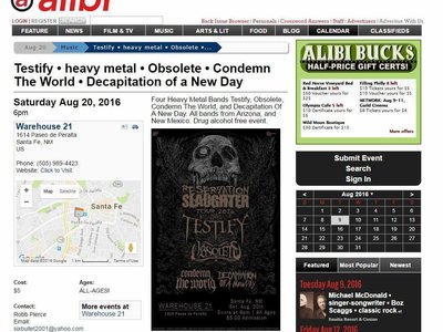 http://alibi.com/events/197139/Testify-heavy-metal-Obsolete-Condemn-The-Wor.html