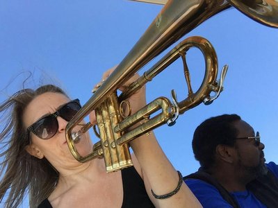 Saskia plays the Trompet