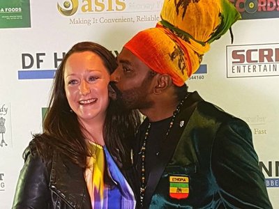 my Queen / my wife and I at AAMMA Awards 2016