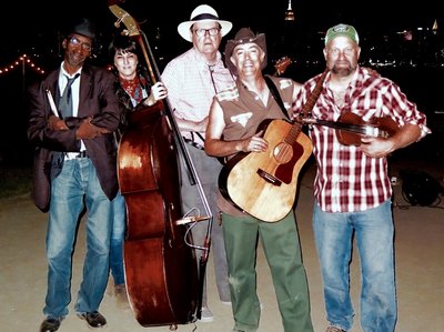 Sean Kershaw & the New Jack Ramblers du jour, on the "beach" in Williamsburg BK!