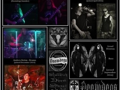 DOOMDOGS band line-up October 2016