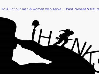 Thank God for our military men & women.  