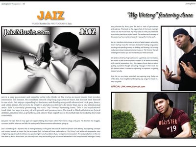 Full page article in Jamsphere Magazine