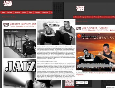 Featured on 50 Cent's official website Thisis50
