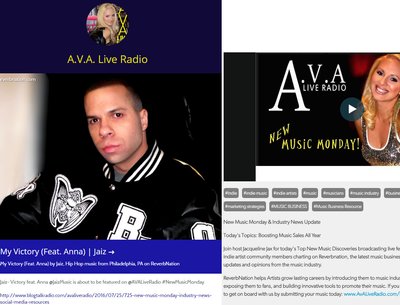 Featured on A.V.A. Live Radio