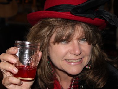Recording "Bluesy Lil Tipsy Christmas"... the engineer hands me this moonshine (only in Tennessee!) 