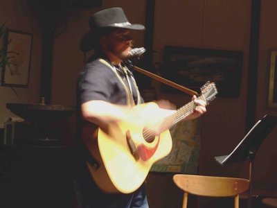 Playing at the Unitarian Universalist Church in Monterey, California