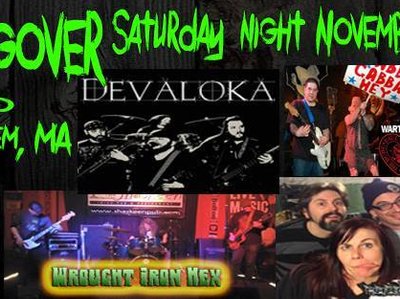 Flyer from Nov 5th show in Salem, MA at Koto. 