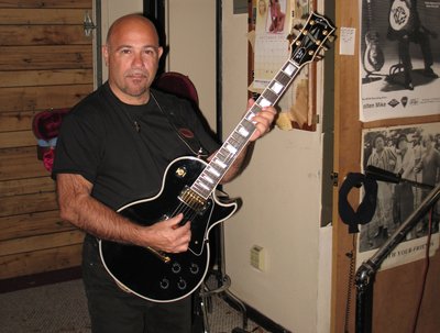 Angelo In ESP Studios  laying down tracks ..