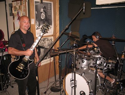 Angelo waiting on Rich The Drummer To Record a Live Track !