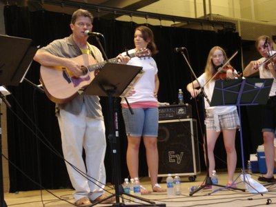 playing in Gaithersburg heat