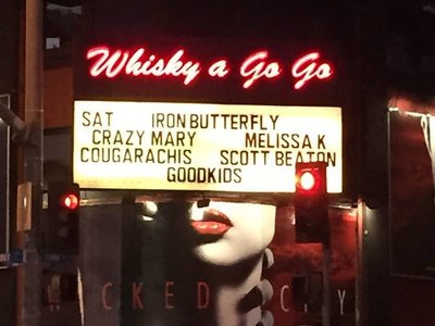Whisky A Go Go with Iron Butterfly