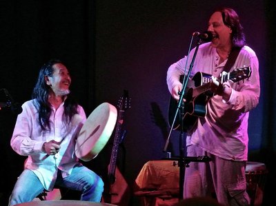 domenic with hiroki okano  - Mountain and Moor tour June 2016