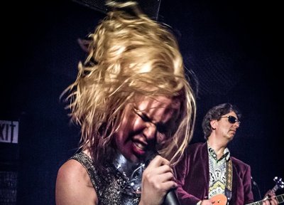 New Years Eve. Emma's hair loves ir. Photo Johan Vipper 