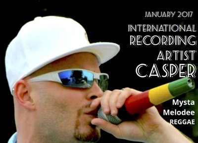 CASPER HITS JANUARY'S ISSUE FRONT COVER OF #LOV3RZ MAGAZINE!!