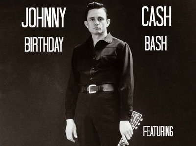 Johnny Cash Birthday Bash, Sat. Feb 25th at Beatnik's.