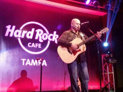 Fred Chandler Performing at the Hard Rock Casino