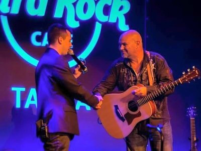 Fred Chandler Performing at the Hard Rock Casino