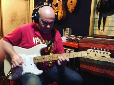Fred Chandler in the Studio