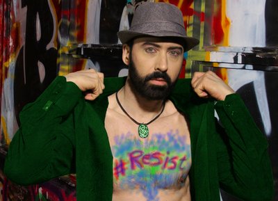 Breck Stewart #Resist #BodyPainting #MoonDazeTV