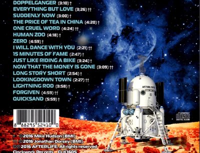 Back cover for our new CD "Brave New World", released Dec 2016