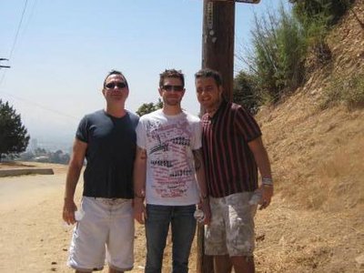 Producer Ben Grosse, Guitarist Chris Shy, & Singer Andrew West Hiking The Hollywood Hills