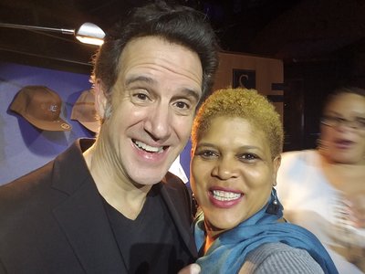 Hanging with Eric Marienthal after the show