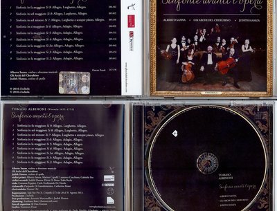 Archi del Cherubino - Albinoni Sinphonies