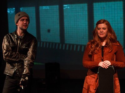 Still from Greencard Wedding's indie rock musical