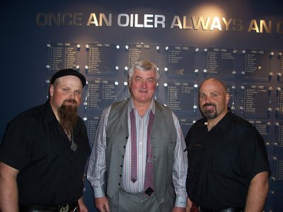Campbell Brothers/Mudpipers & NHL Great Pat Quinn photo by Gord Redel