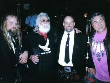 Robby,Ronnie Hawkins ,sandy & George Chivilo