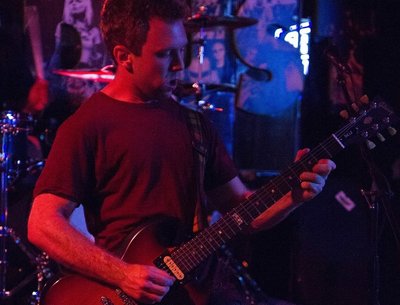 Alex in a rare shot away from his natural habitat. The mic!