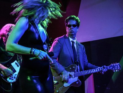 Emma and Charles at Pianos.  Photo by Thomas Evans