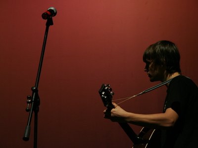 J. Edward Cullen during soundcheck for Cullen Live 2008 @ Showplace Peterborough