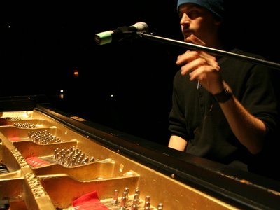 Stephen Cullen during sound check for Cullen Live 2008 @ Showplace Peterborough.