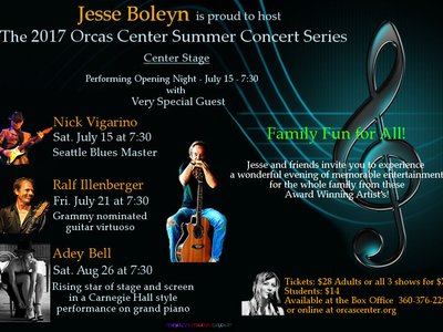 2017 Orcas Center for the Performing Arts Summer Concert Series