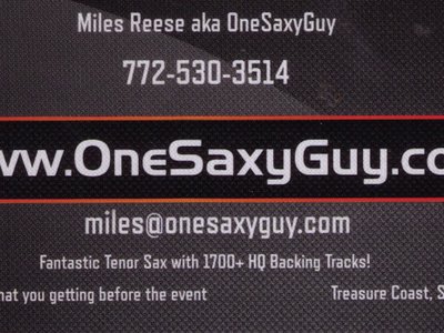 OneSaxyGuy Contact Info
