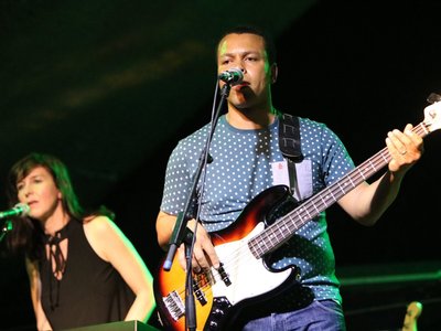 Terry with his new Bass