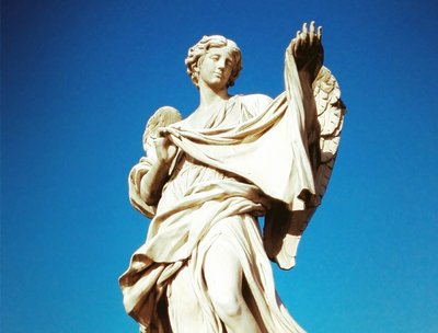 At this Ponte Sant' Angelo in Rome an angel appeared to Johannes Paul II