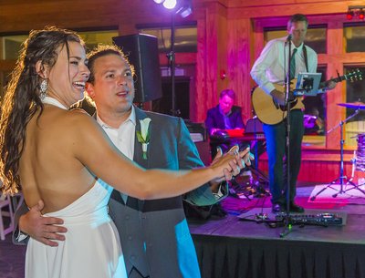 Wedding at Jennette's Pier. Photo: Brook Mayo #obxliveband #outerbanksband #livemusic