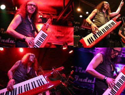 Keytar live on stage in Zagreb