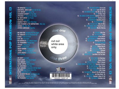 The front cover for the IPO Volume 13 (2010) compilation album, which features Clockwise's brand new
