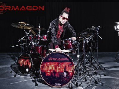 DRMAGDN - Cyborg Drummer/DJ - Promo Shot