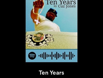 First song to ever reach 10,000 streams. Ten Years 