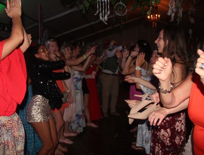 The Crack traditional dance 'The Agadoo" - licensed for once a night only...  