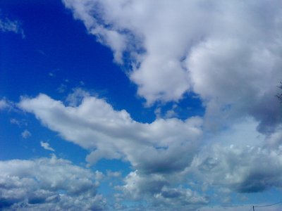 Clouds over france