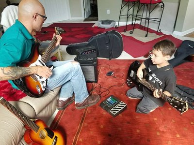 teaching an inspired little dude! :)