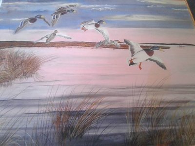 I'm also a wildlife and Landscape painter. Here is a painting I had done some years back. It's a pas