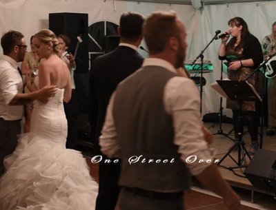 The One Street Over Band playing a wedding